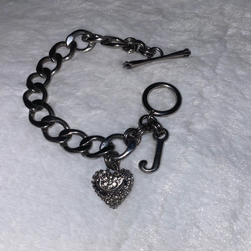 Juicy Couture Silver Charm Bracelet